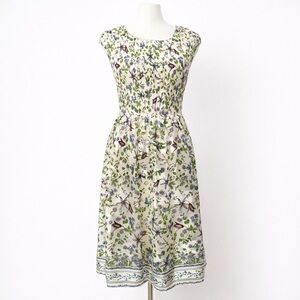 Sophie Max Floral Dress M NWT Smocked Stretch Spring Summer $98